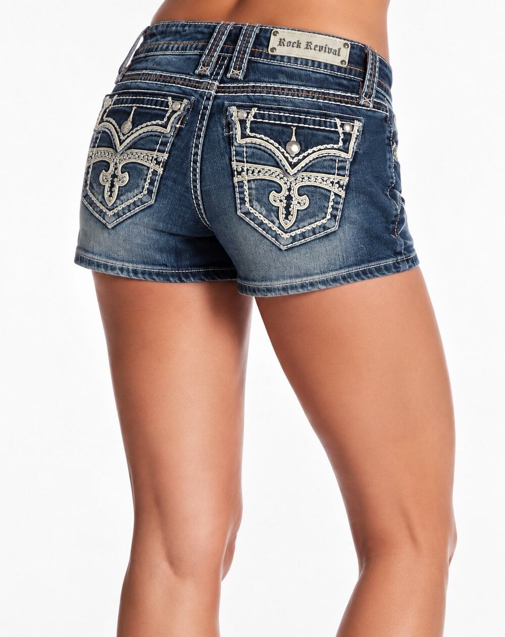 Rock Revival Celine Denim Shorts Blue Women’s Size 28